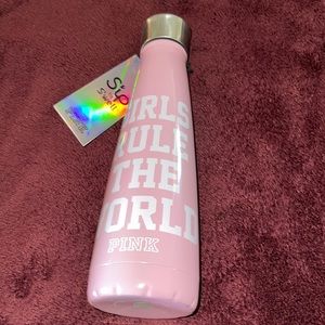 Vs pink water bottle